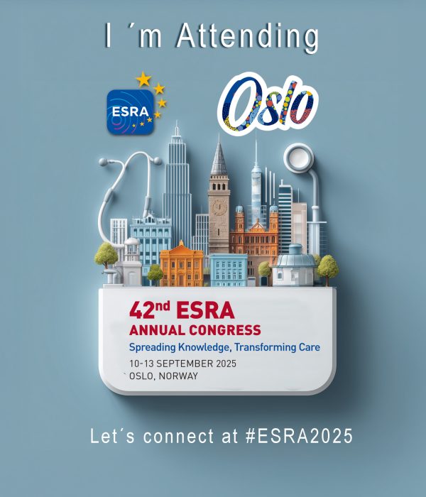 Badge I´m attending ESRA Congress 2025 -Main Static Picture
